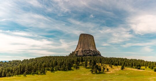 Devils Tower National Monument from the Belle Fourche