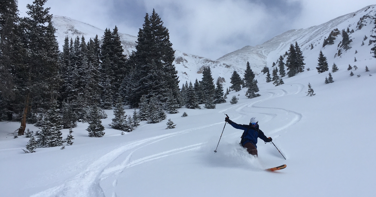 Introduction to backcountry skiing course in Colorado