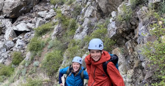 Learn to lead climb students in Golden Colorado