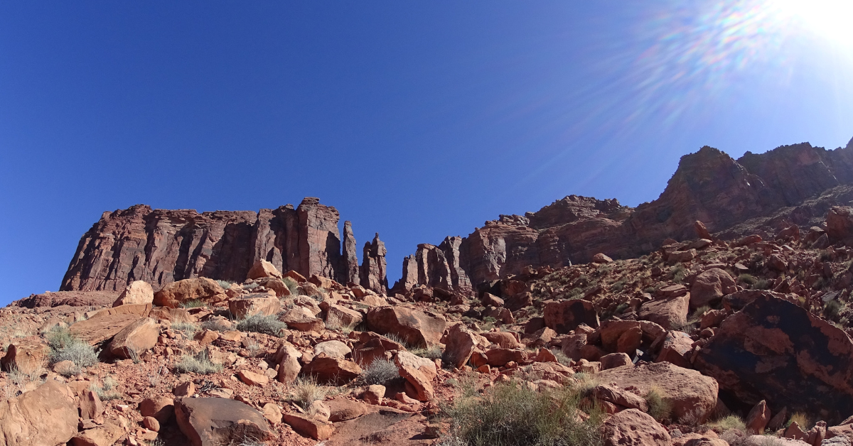 View of Lighthouse Tower from the Colorado River