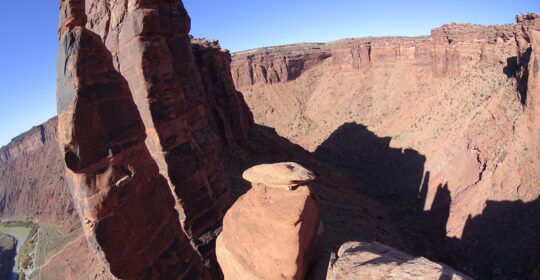 The view from the top of Lighthouse Tower in Moab Utah
