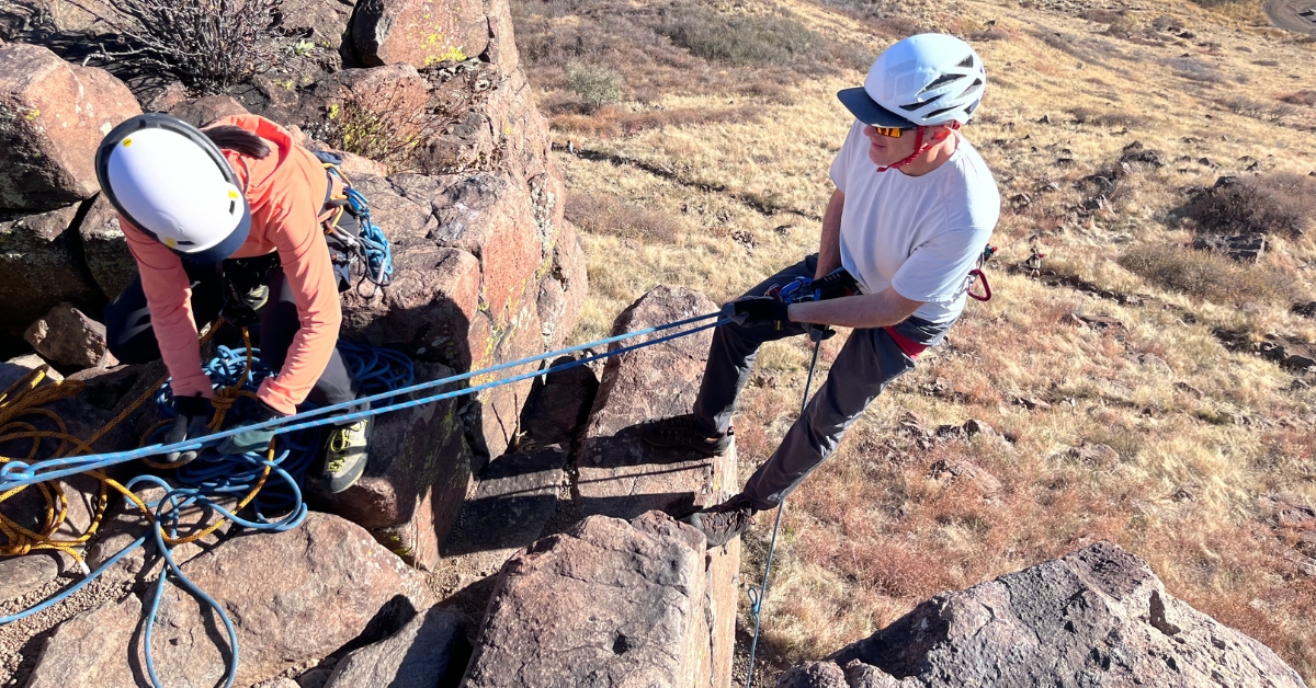 AMGA SPI Candidates preparing for their assessment in Golden Colorado