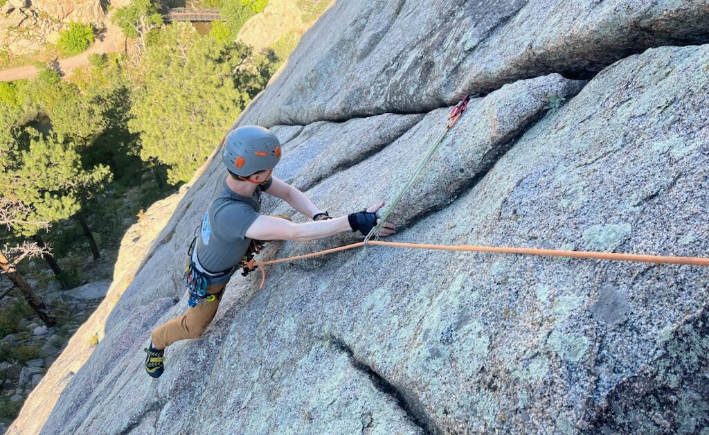 Rock climbing trips in Boulder Colorado with Golden Mountain Guides