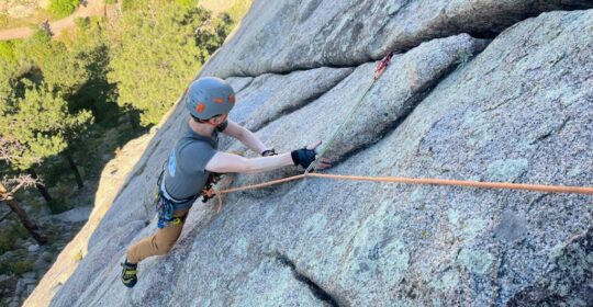 Rock climbing trips in Boulder Colorado with Golden Mountain Guides