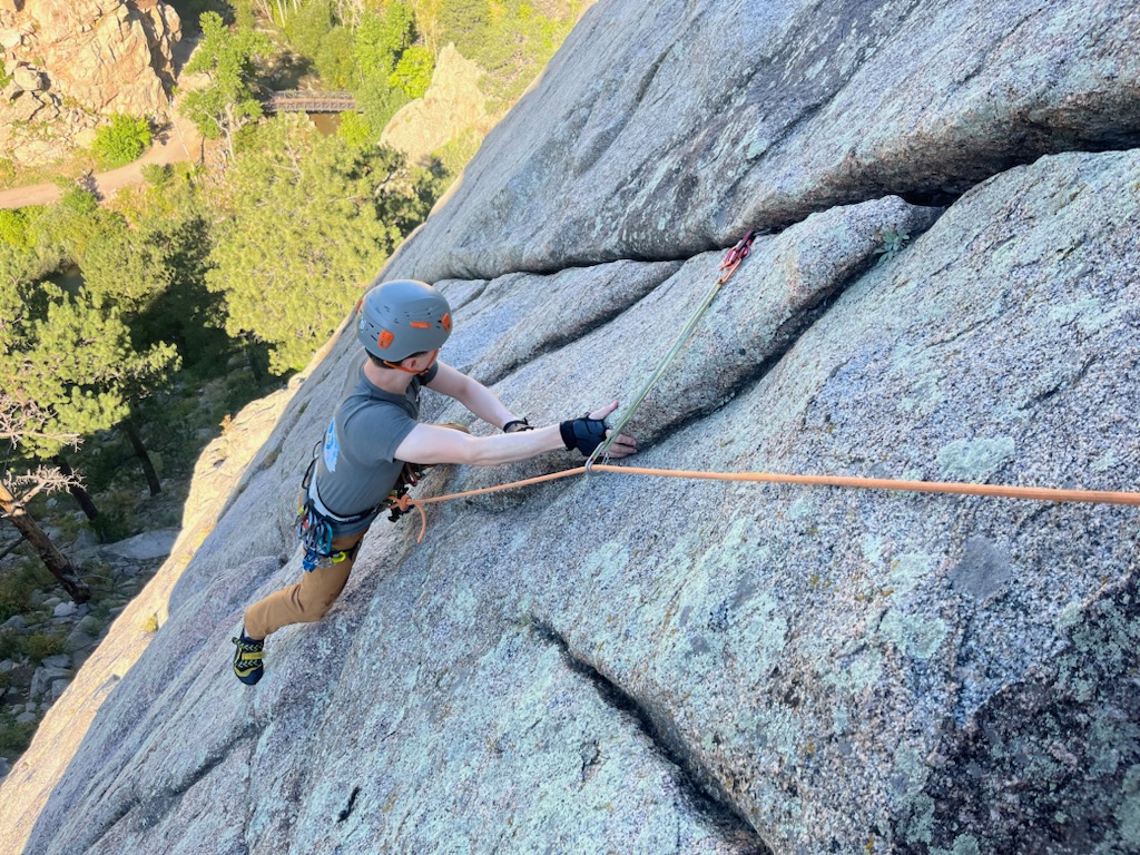 Rock climbing trips in Boulder Colorado with Golden Mountain Guides