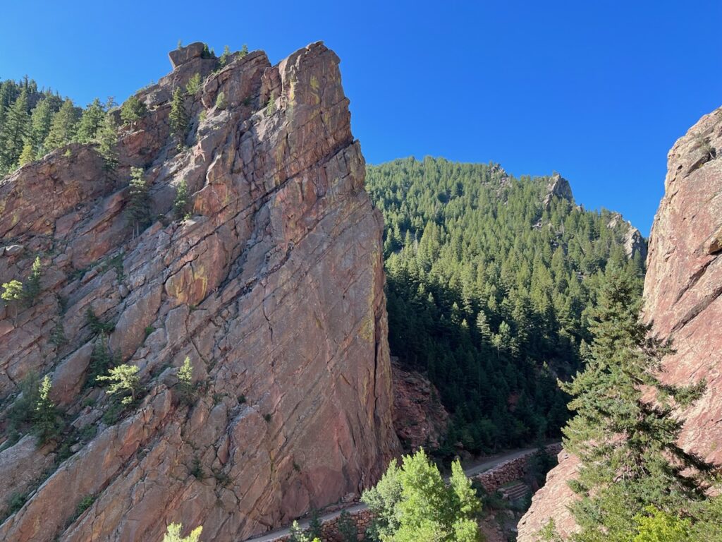 Rock climbing in Boulder Colorado with Golden Mountain Guides