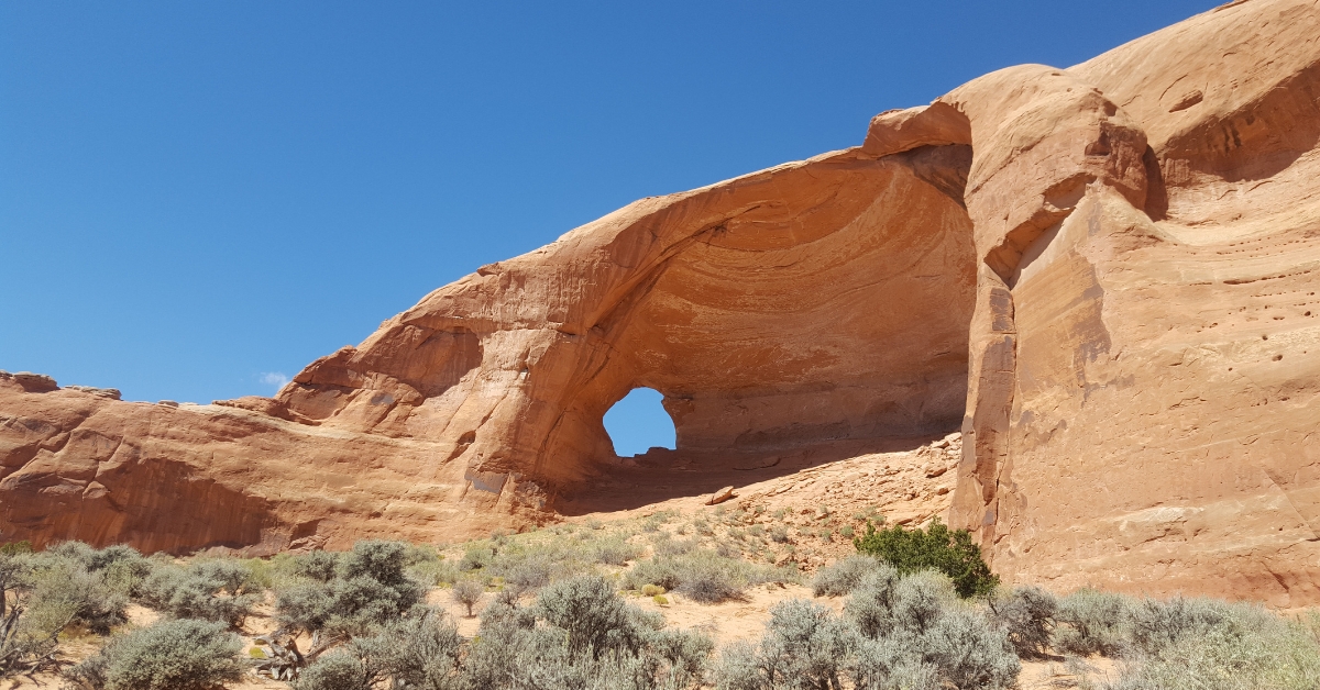 Looking Glass Rock in Moab Utah