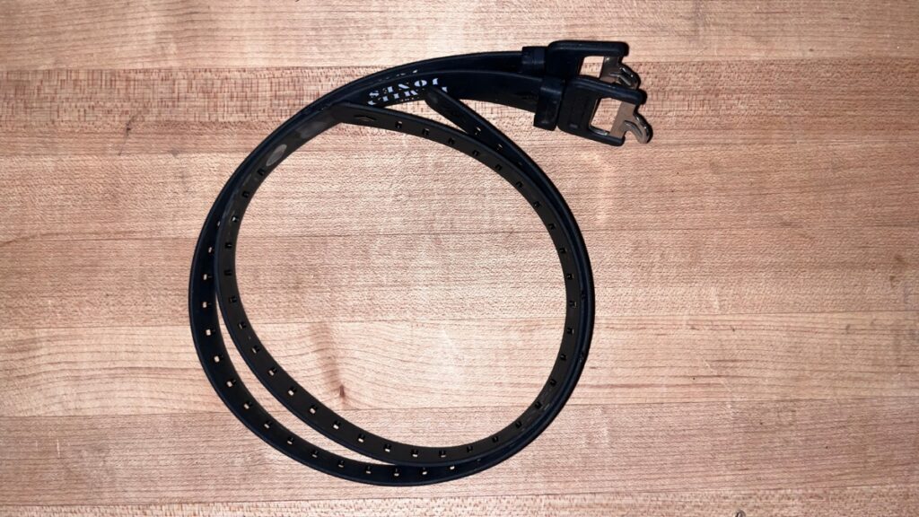 A ski strap is an essential part of a backcountry ski repair kit
