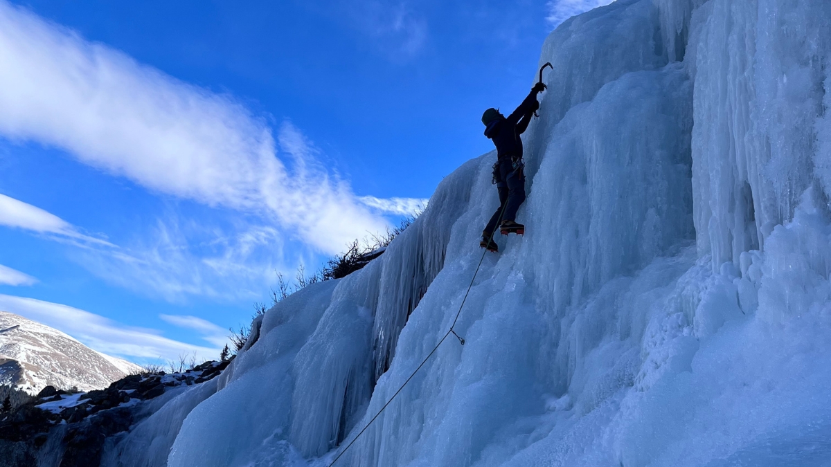 Lincoln Falls Ice Climbing