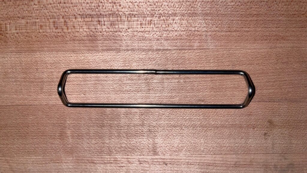A skin tip loop in a backcountry ski repair kit