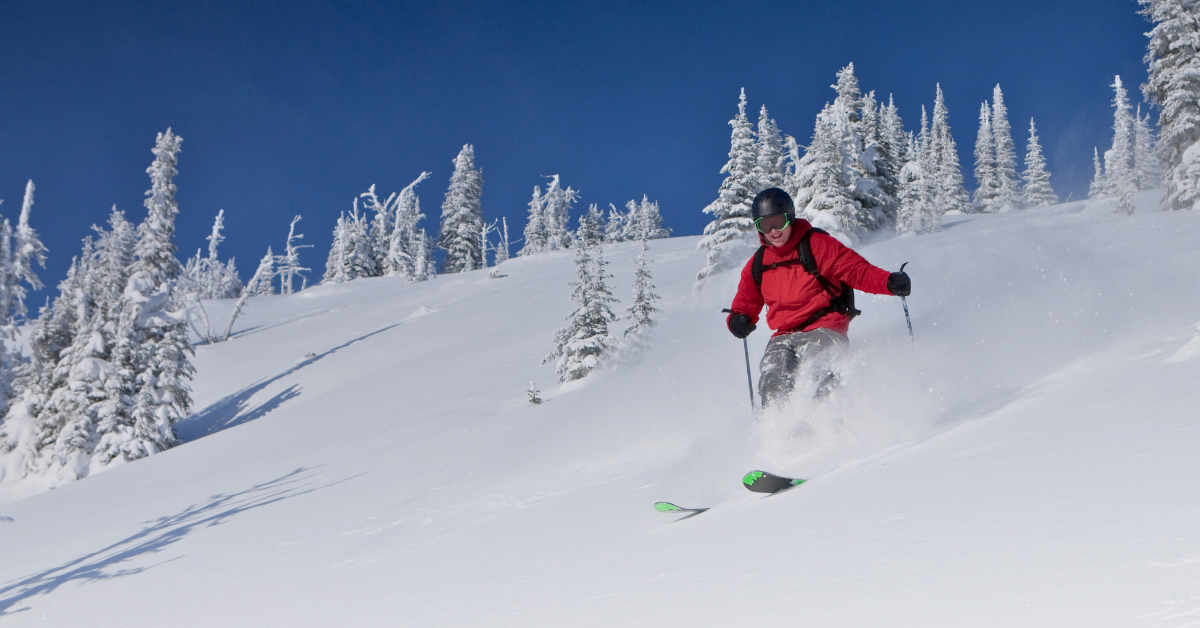 Backcountry Skier on a privately guided day