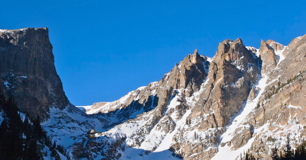 Hallots Peak and Dragons Tail in Rocky Mountain National Park