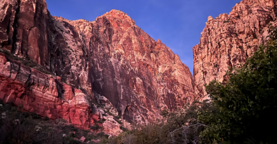 Climbing in Red Rocks Conservation Area
